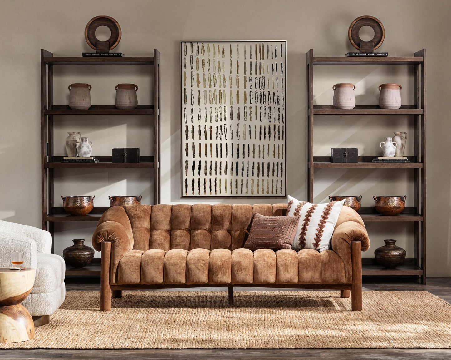 Marine - Bookcase - Cocoa Brown