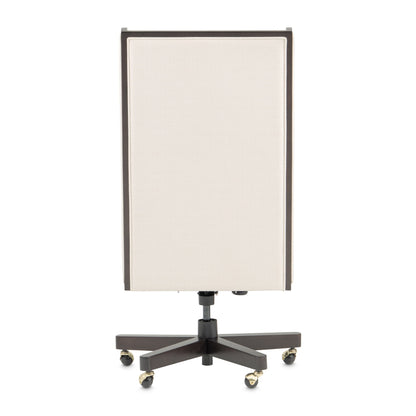 Belmont Place - Swivel Desk Chair - Espresso / Cream
