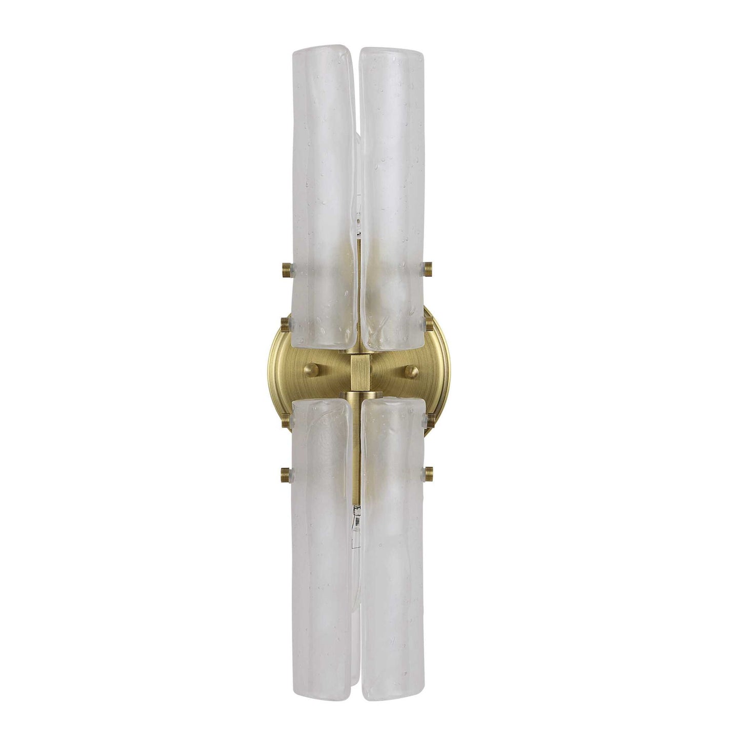 Mistie - 2 Light Glass Sconce - Bronze