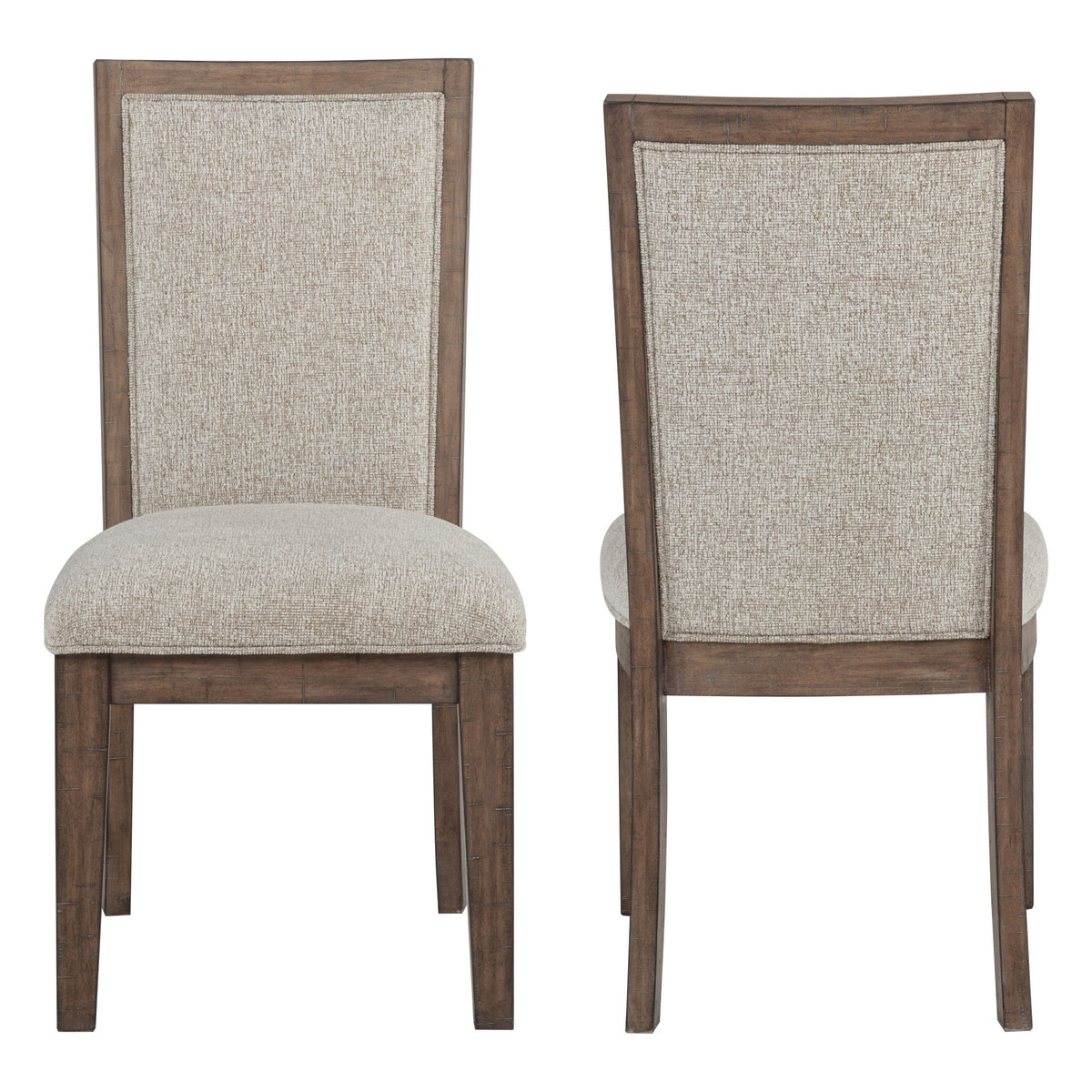 Augusta - Upholstered Side Chair (Set of 2) - Rustic Brown