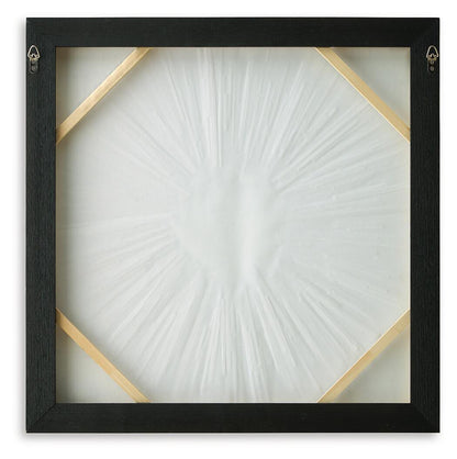 Buddins - Wall Art - Black / Gold Finish