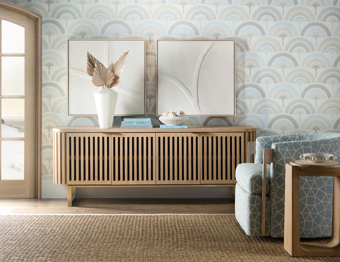 Commerce And Market - Easton Entertainment Console - Light Brown