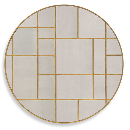 Geometric - Round Mirror
