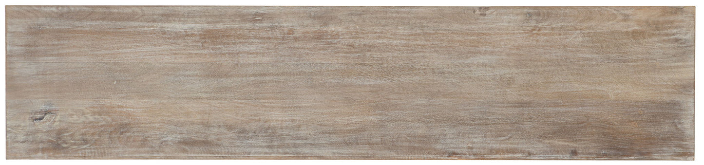 Commerce And Market - 80" Entertainment Console - Light Brown