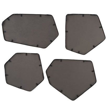 Linneah - Mirrors (Set of 4) - Black