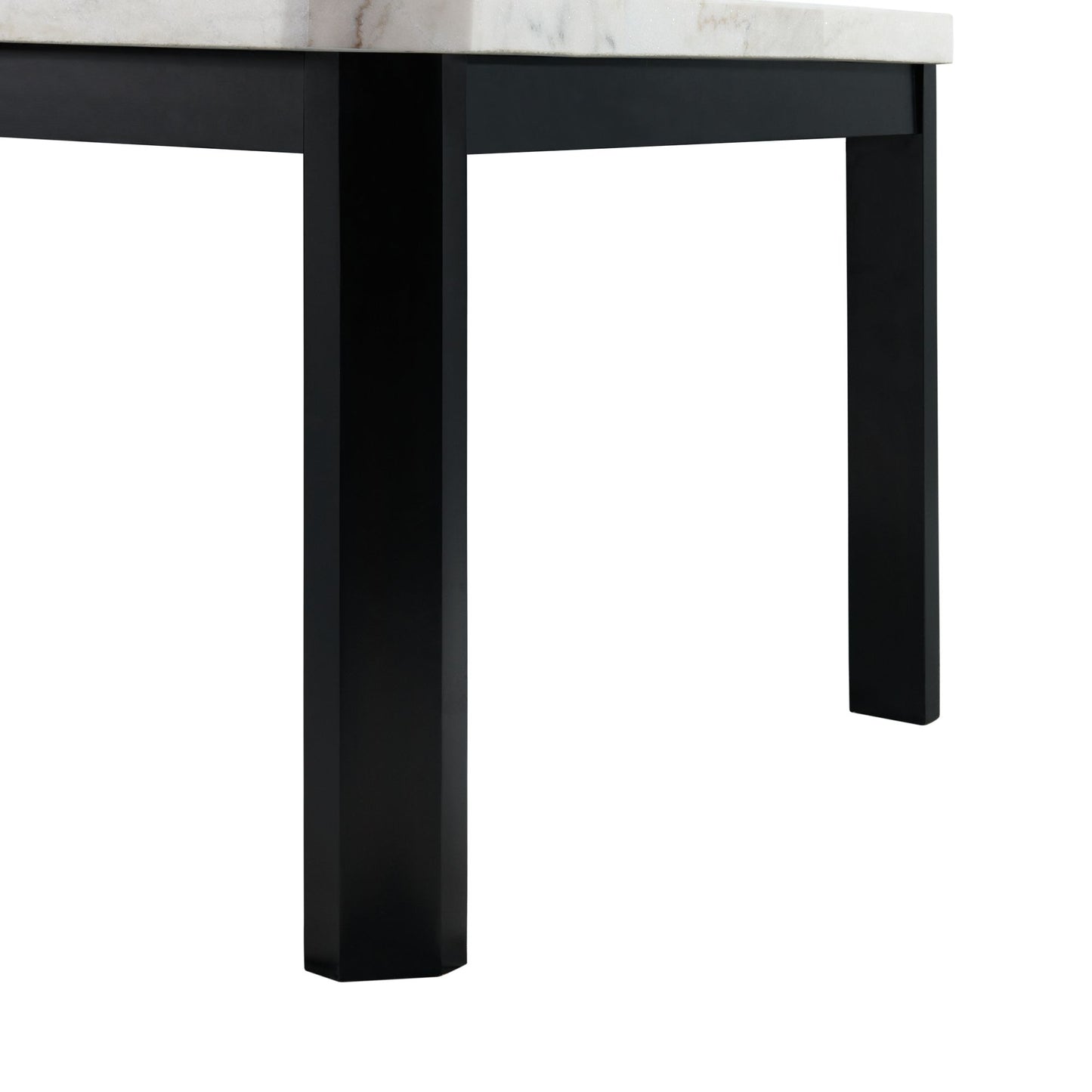 Francesca - 5 Piece Rectangular Dining Set (Table & Four Chairs) - Gray