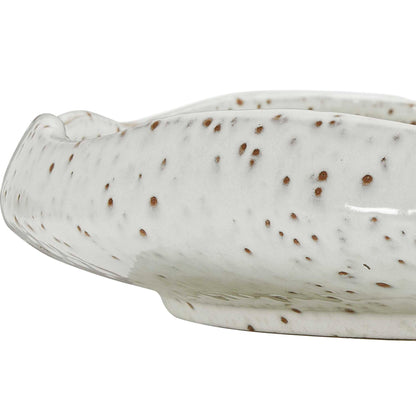 Stardust Ripple - Indoor-Outdoor Bowl - White