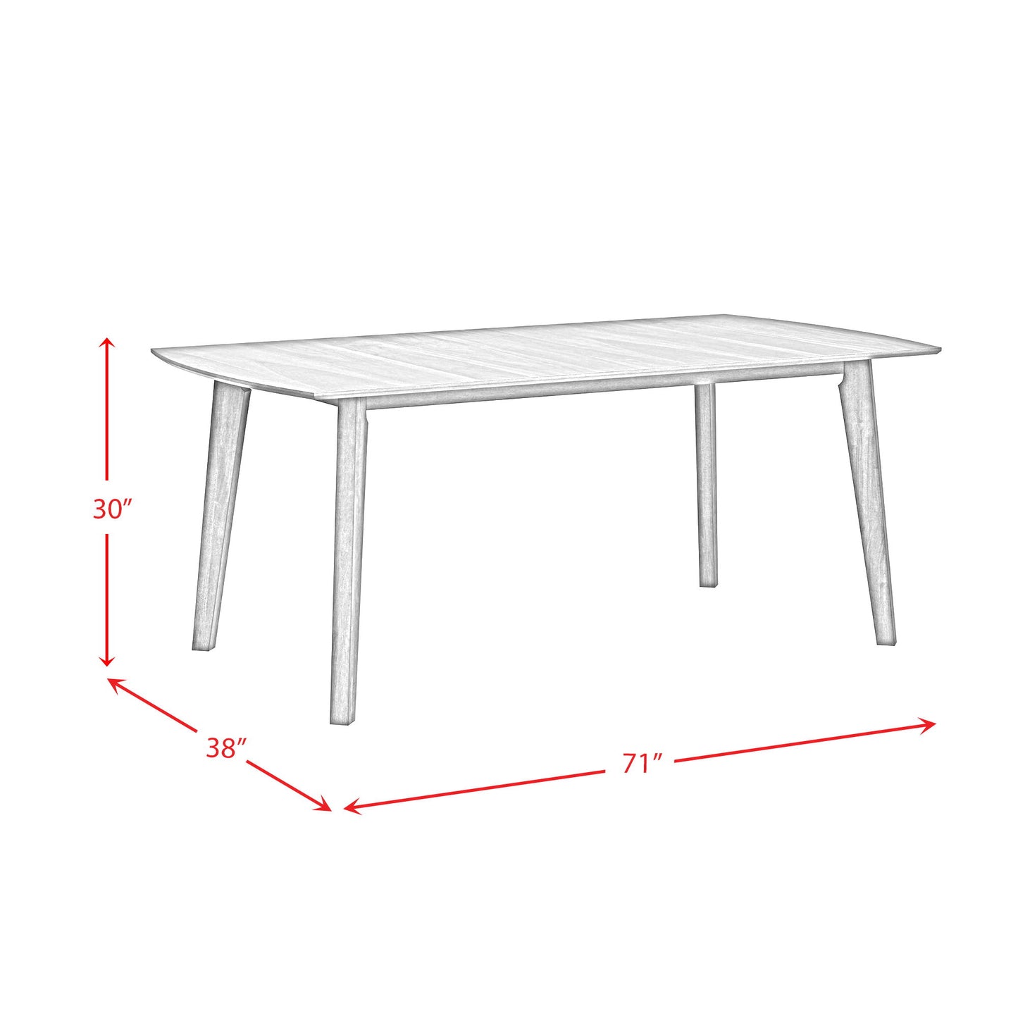 Santa Barbara - Standard Height Dining Set