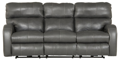 Angelo - Power Reclining Sofa - Gunmetal