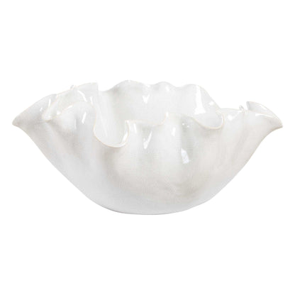 Ruffle Bloom - Bloom Bowl - White