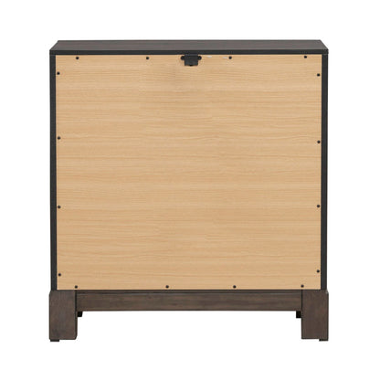 Modern Edge - Nightstand With Charging Station - Caffe