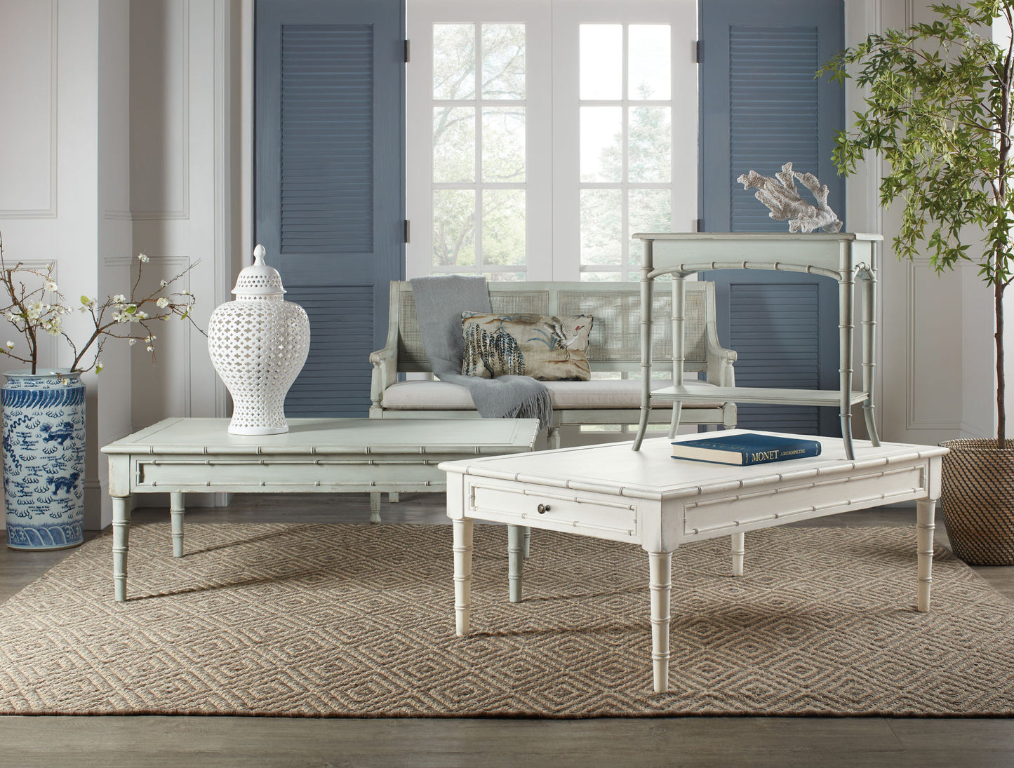 Charleston - Bench - Light Blue