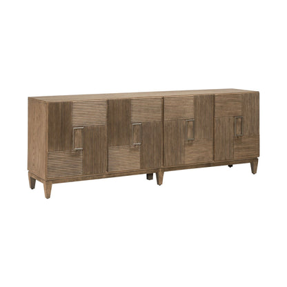 Serenity - 82" Accent TV Console - Burnished Beige
