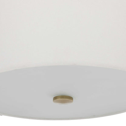 Colfax - 3 Light Semi Flush - Brass