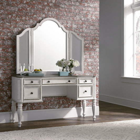 Magnolia Manor - Vanity Mirror - Antique White