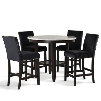 Celeste - Round Counter Table - Espresso