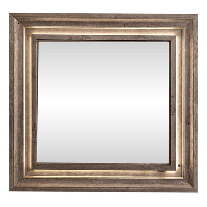 Horizons - Lighted Mirror - Gray