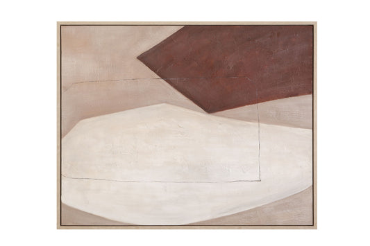 Leadline Framed Canvas - Brown