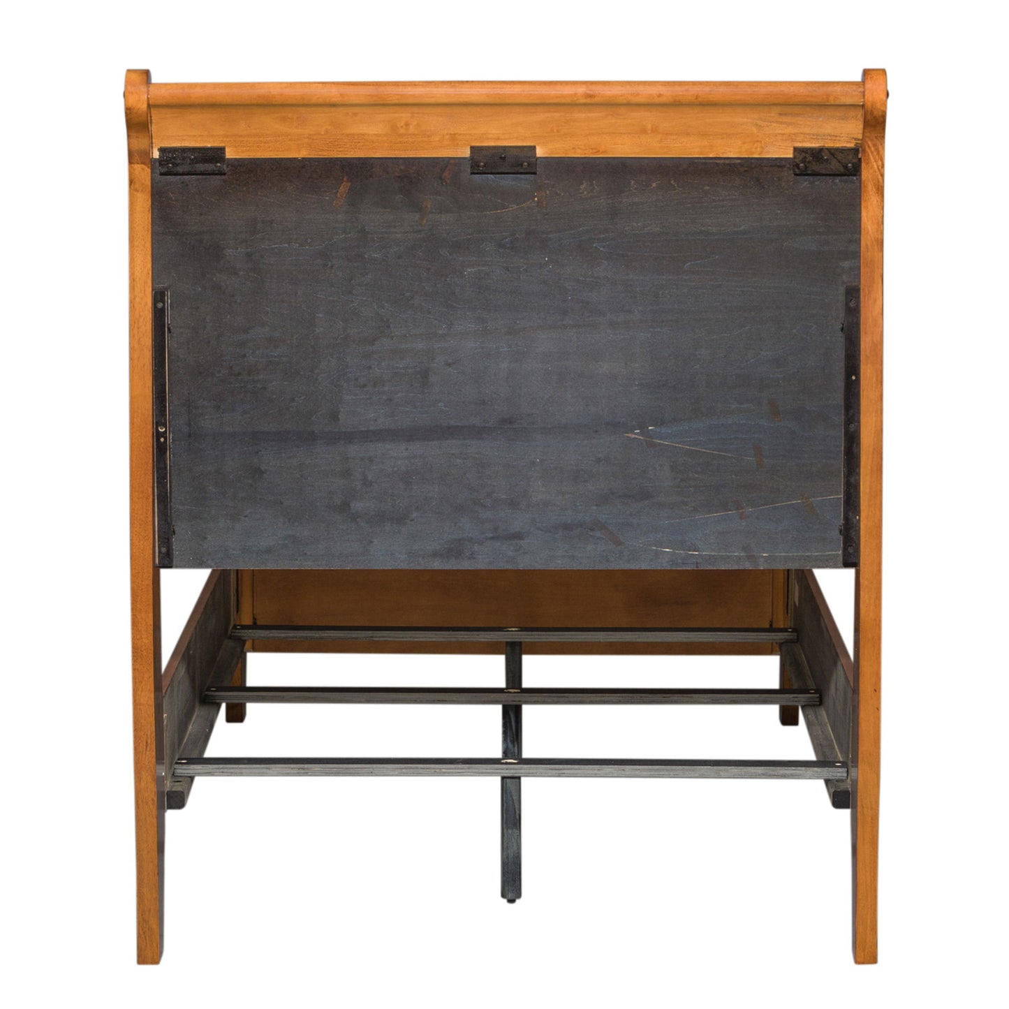 Grandpas Cabin - Twin Sleigh Headboard & Footboard - Aged Oak