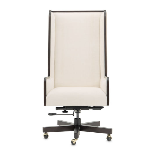 Belmont Place - Swivel Desk Chair - Espresso / Cream