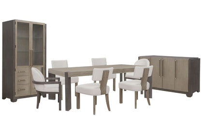 Anderson Park - Leg Dining Table Set With Klismos Chairs
