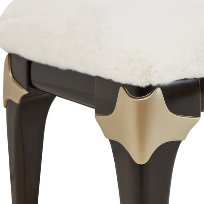 Paris Chic - Bed Bench - Cream / Espresso