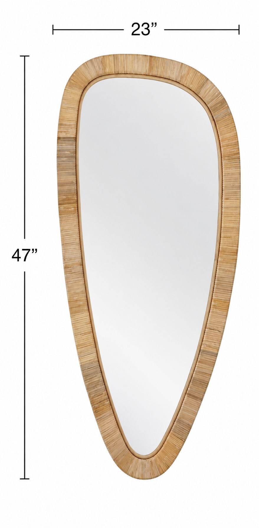 Surfside - Wall Mirror - Rattan