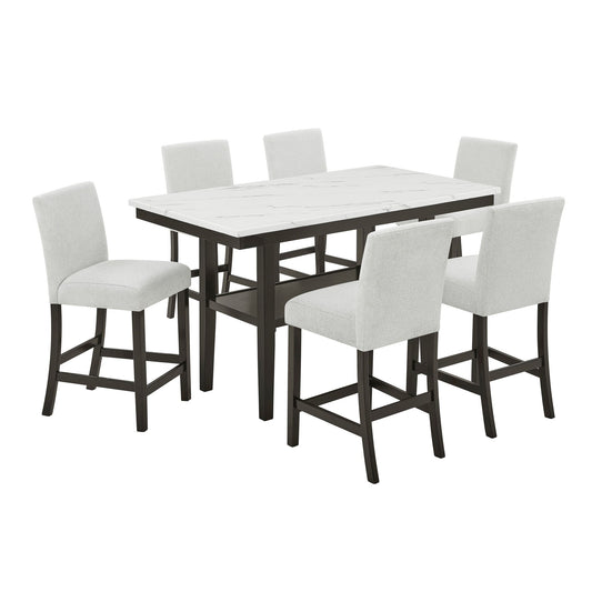 Carissa - Rectangle Counter Dining Set