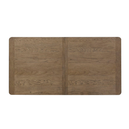Farmhouse Reimagined - Trestle Table Top - Antique White / Chestnut Tops