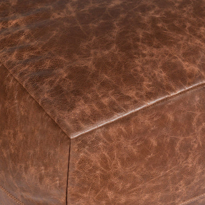 Kona - Leather Pouf