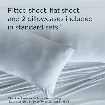 Linens - Tempur Rayon from Bamboo Sheet Set - Sleepy Blue