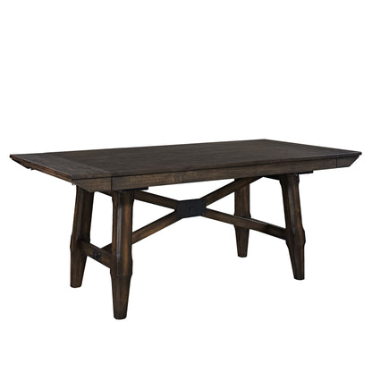 Double Bridge - Trestle Table Top - Dark Chestnut