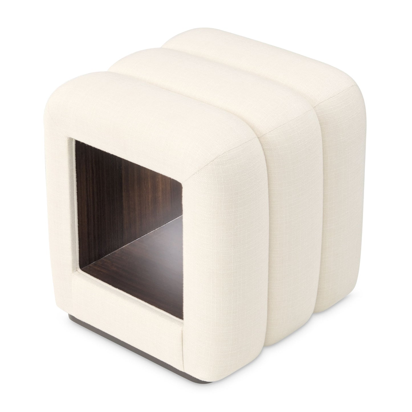 Belmont Place - Vanity Bench - Cream / Espresso