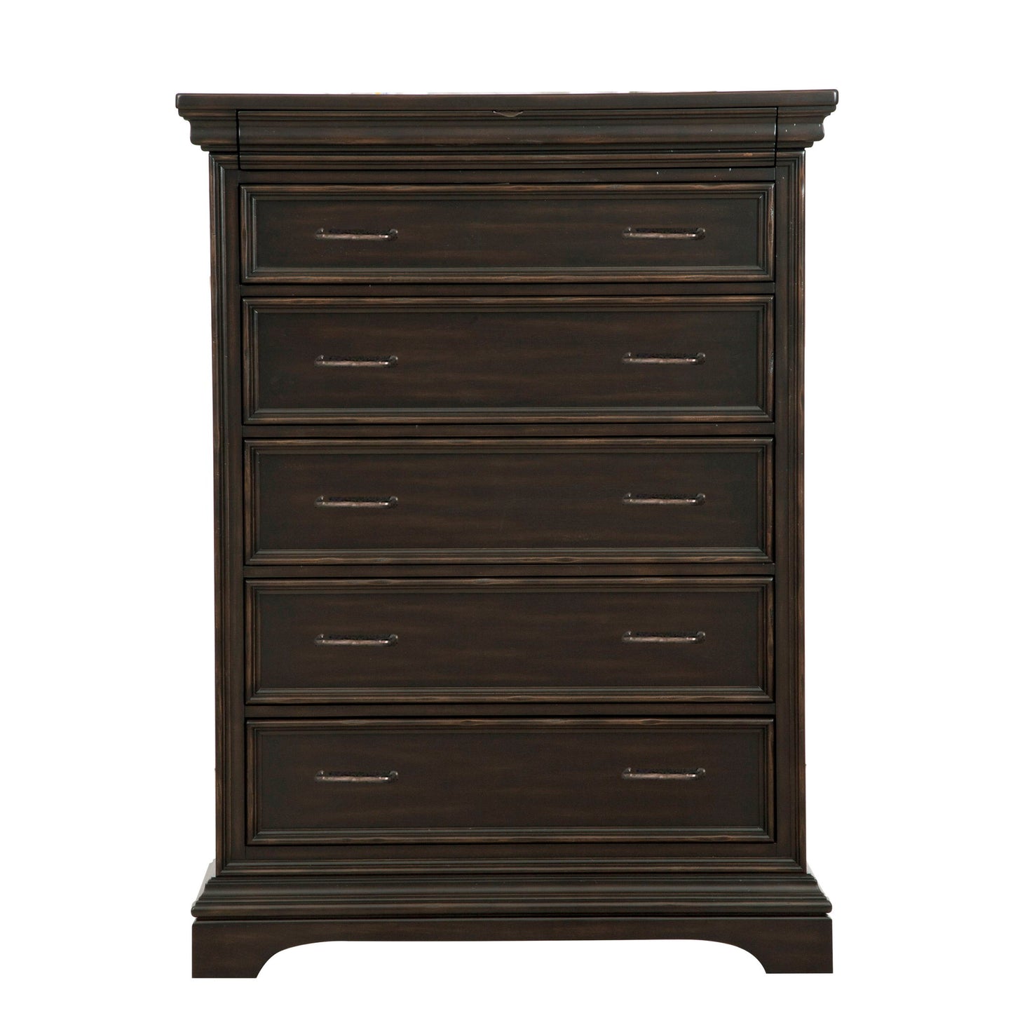 Caldwell - 6 Drawer Chest - Dark Wood