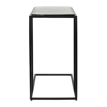 Mateo - Glass Top Accent Table - Black