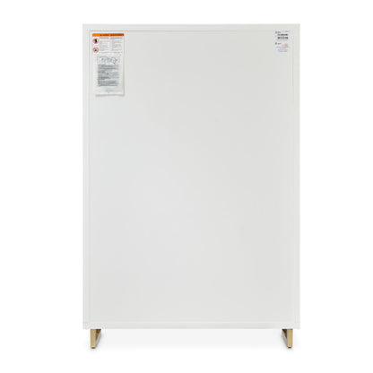 Palm Gate - 6-Drawer Chest - Cloud White