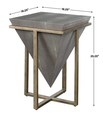 Bertrand - Shagreen Accent Table
