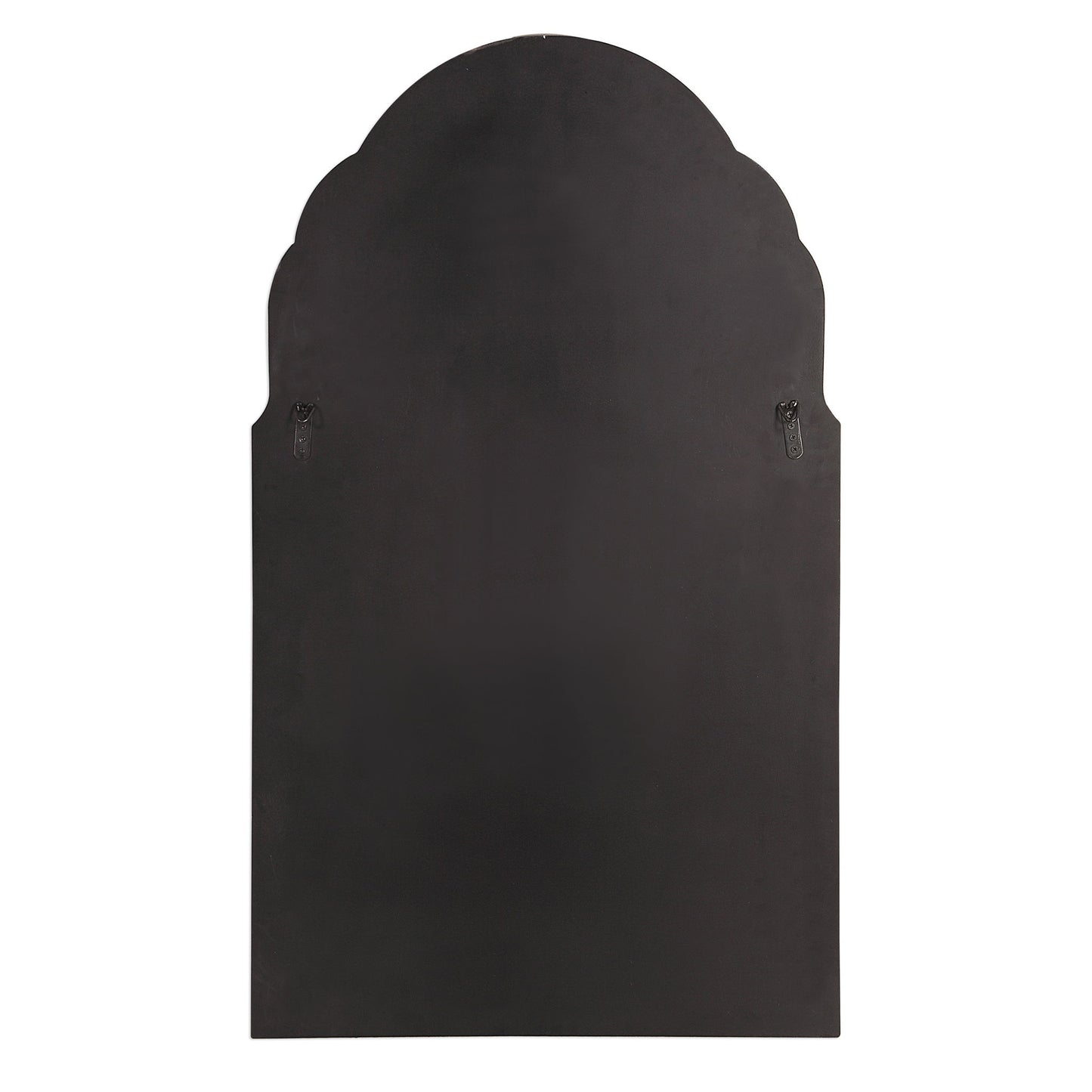 Brayden - Frameless Arched Mirror - Pearl Silver