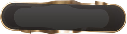 Melange - Even And Flow Console Table - Black