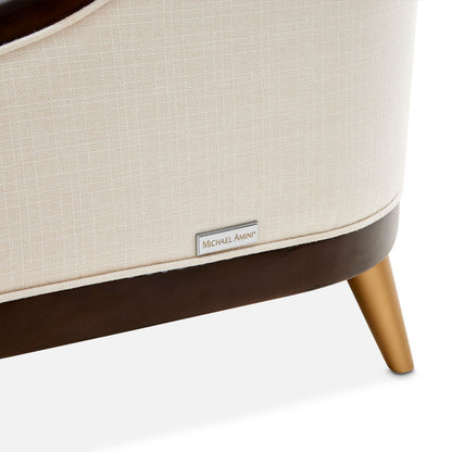 Belmont Place - Accent Chair - Cream / Espresso