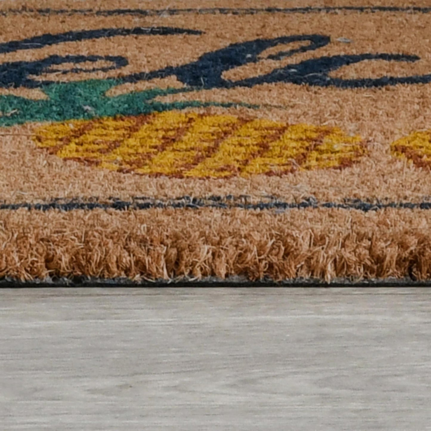 Doormats - Two Pineapples Doormat - Natural
