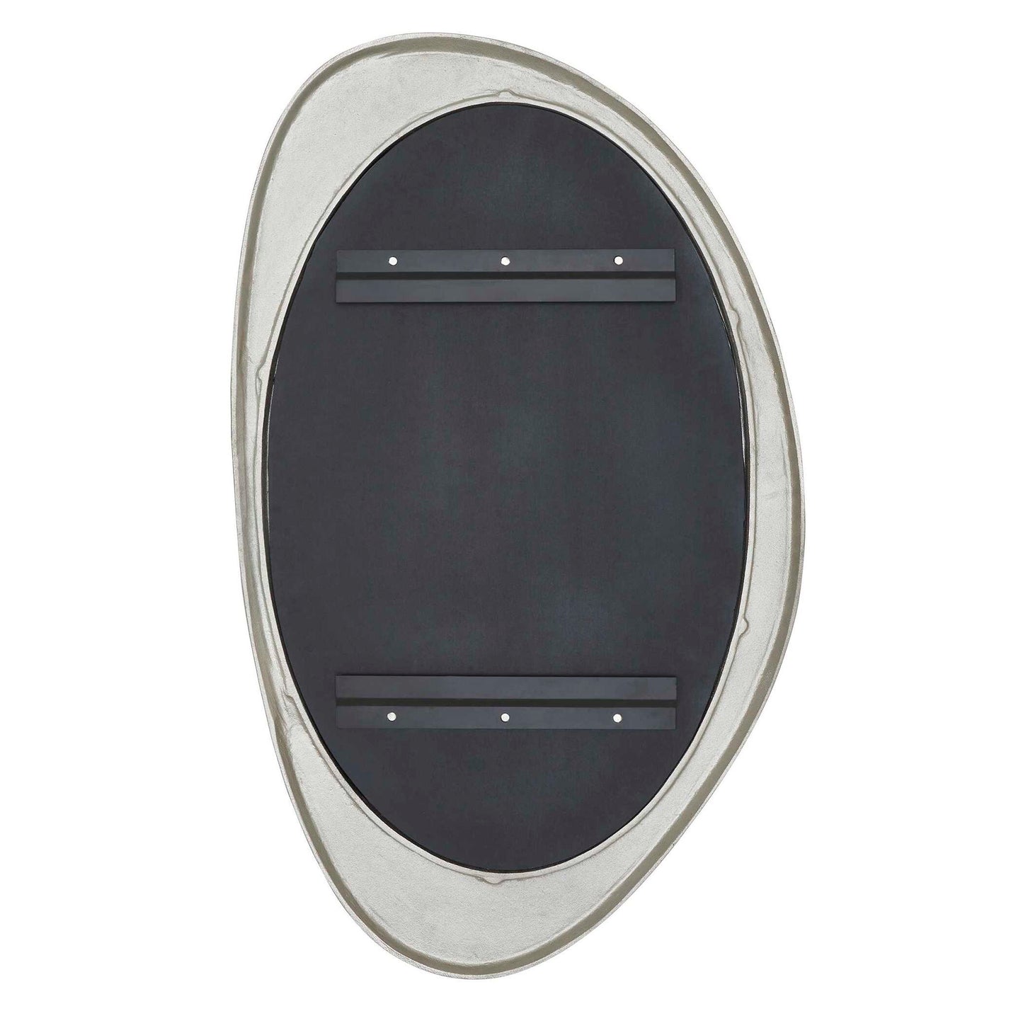 Schiller - Oval Mirror - Antique Nickel