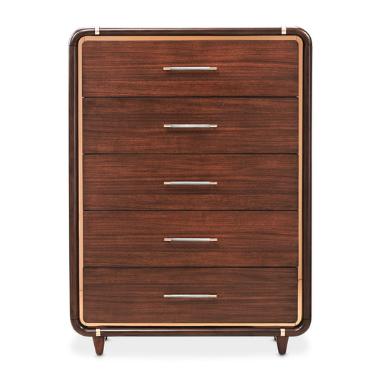 Mason Park - 5-Drawer Gentlemen's Chest - Umber