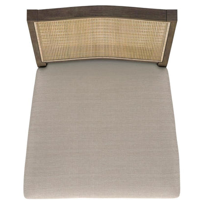 Matisse - Woven Rattan Back Dining Side Chair Brown (Set of 2) - Dark Brown