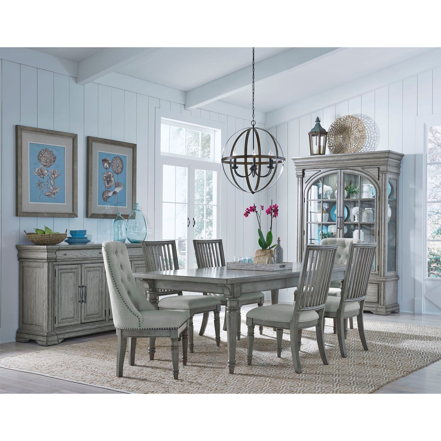 Madison Ridge - China Cabinet - Light Oak