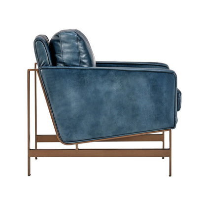 Chazzie - Club Chair - Ocean Blue