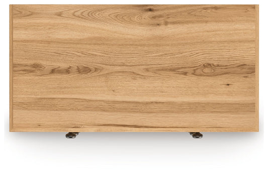 Aleaport - Five Drawer Chest - Warm Brown