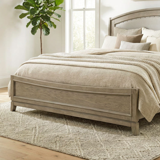 Avalon - King Panel Footboard - Burnished Beige