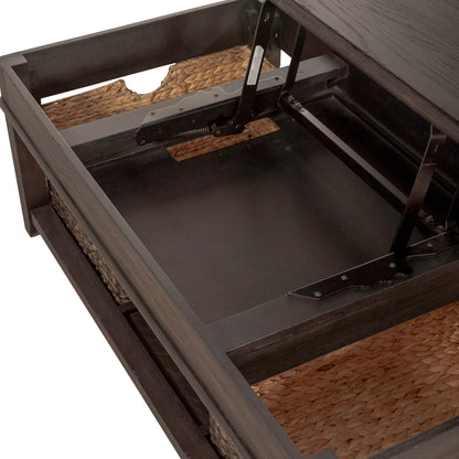 Mill Creek - Lift Top Cocktail Table - Peppercorn