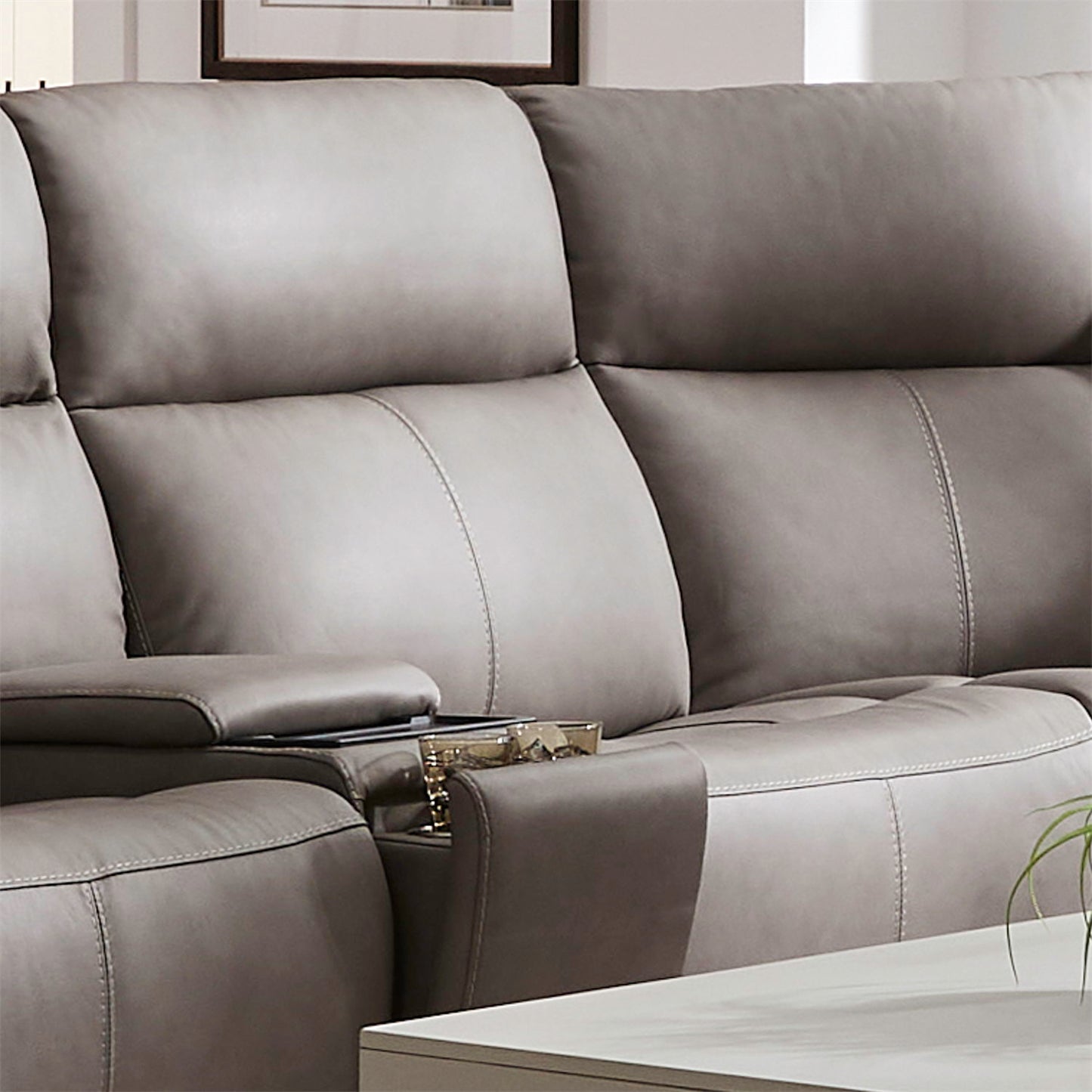 Camden - Armless Recliner P3 & ZW - Aline Light Gray